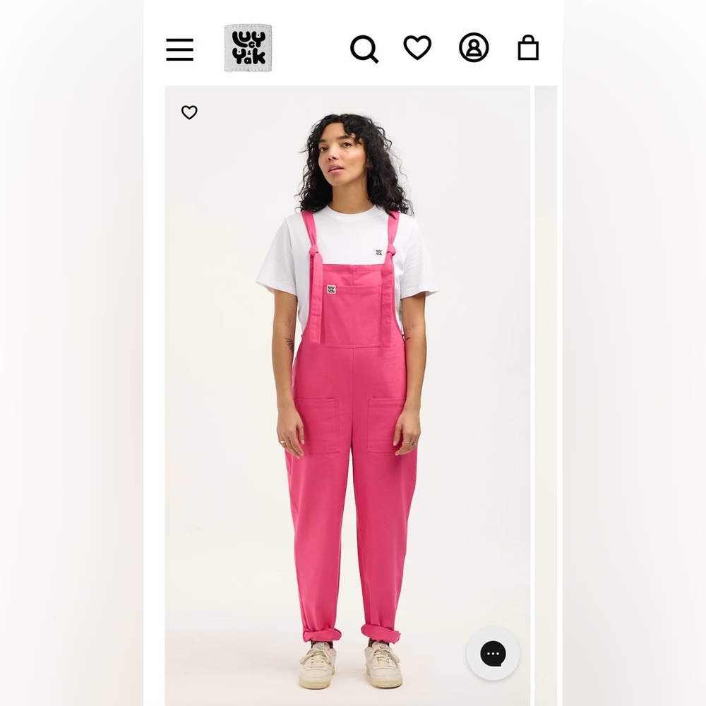 Lucy & Yak Pink Dungarees